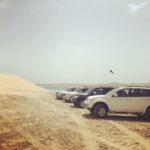 Camping at the Qatar/Saudi Border