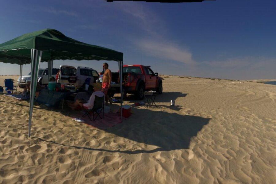 Picnic in the desert