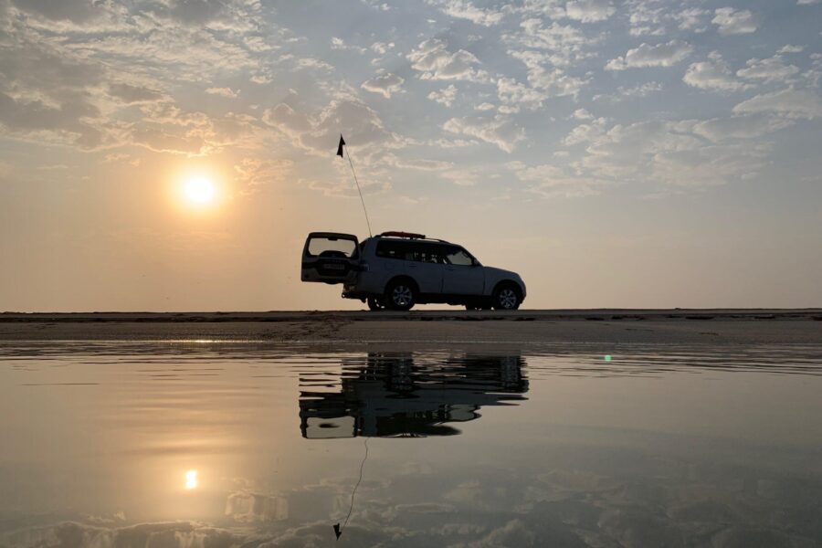 Pajero at sunrise