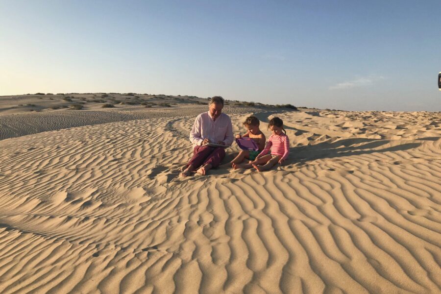 Inexperienced Desert Driving