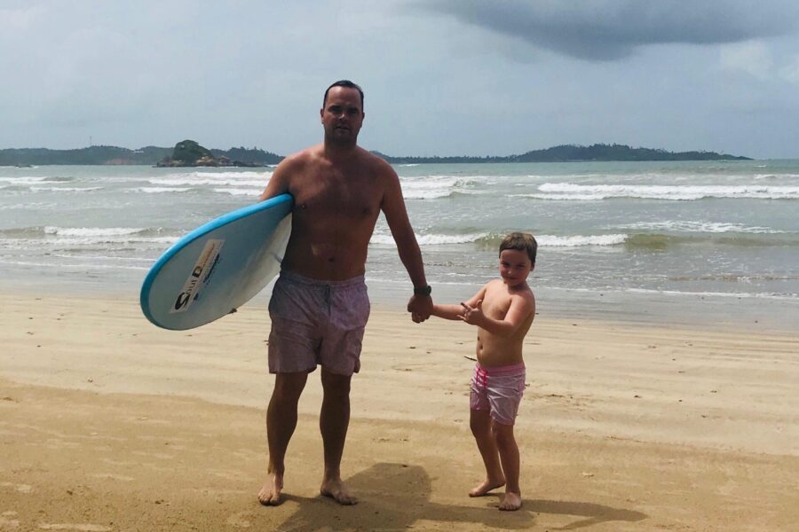 Surfing in Sri Lanka