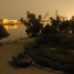 Shat Al Arab hotel at sunset