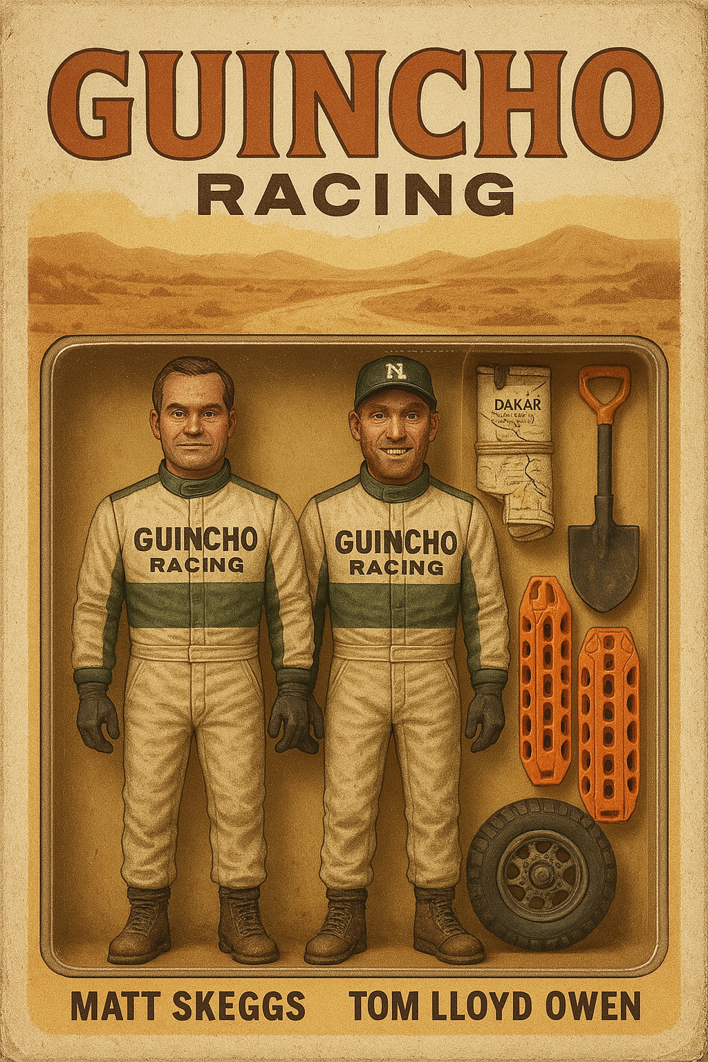Gunicho Racing Drivers cartoon Gunicho Racing Drivers cartoon - Tom Lloyd Owen and Matt Skeggs
